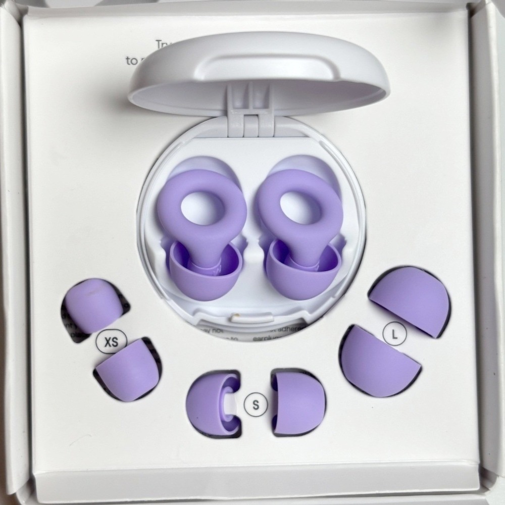 Loop Quiet 2 Noise Reduction Earplugs Violet Reusable Silicone New Open Box - Picture 2 of 3